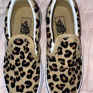 Vans Leopard Slip ons